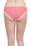  Zivame Premium Cotton Low Rise Hipster Brief- Pink Chevron (Pack 2) — thumbnail 2