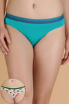 Zivame  Cotton Medium Rise Bikini Panty (Pack Of 2)- Multicolor — thumbnail 1