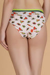 Zivame  Cotton Medium Rise Bikini Panty (Pack Of 2)- Multicolor — thumbnail 4
