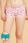Zivame  Cotton Boyshort Panty (Pack Of 2)- Multicolor — thumbnail 1