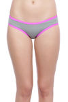  Zivame Premium Cotton Low Rise Hipster Brief- Grey Yellow Stripe(Pack 3) — thumbnail 4