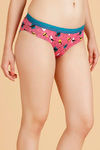 Zivame  Cotton Print n Solid Hipster Panty (Pack of 3)- Multicolor — thumbnail 2