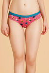 Zivame  Cotton Print n Solid Hipster Panty (Pack of 3)- Multicolor — thumbnail 4