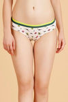 Zivame  Cotton Print n Solid Hipster Panty (Pack of 3)- Multicolor — thumbnail 5