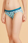 Zivame   Cotton Print n Solid Bikini Panty (Pack of 3)- Multicolor — thumbnail 2