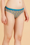 Zivame  Cotton Print n Solid Bikini Panty (Pack of 3)- Multicolor — thumbnail 2