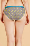 Zivame  Cotton Print n Solid Bikini Panty (Pack of 3)- Multicolor — thumbnail 3