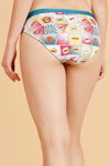 Zivame  Cotton Print n Solid Bikini Panty (Pack of 3)- Multicolor — thumbnail 3