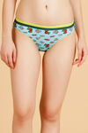 Zivame  Cotton Print n Solid Bikini Panty (Pack of 3)- Multicolor — thumbnail 4