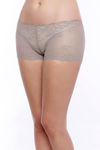 Zivame Super Soft Lace Kissed Boy-Short Brief- Salmon Rose — thumbnail 2