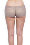 Zivame Super Soft Lace Kissed Boy-Short Brief- Salmon Rose — thumbnail 4