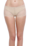Zivame Super Soft Lace Kissed Boy-Short Brief- Skin — thumbnail 1