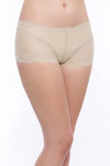 Zivame Super Soft Lace Kissed Boy-Short Brief- Skin — thumbnail 3
