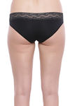 Zivame Super Soft Lace Kissed Hipster Brief- Black Dot Print — thumbnail 3