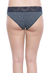 Zivame Super Soft Lace Kissed Hipster Brief-Navy Blue — thumbnail 3