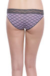 Zivame Super Soft Lace Kissed Hipster Brief-Mauve Mosaic — thumbnail 3