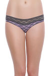 Zivame Super Soft Lace Kissed Hipster Brief-Mauve Mosaic — thumbnail 4