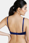 Zivame Soft n Sheen Push-Up Wired Medium Coverage T-Shirt Bra - Navy — thumbnail 2