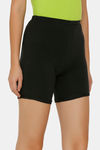 Zalza Teens Organic Cotton Skin Fit Super Soft Outdoor Shorts - Black — thumbnail 2