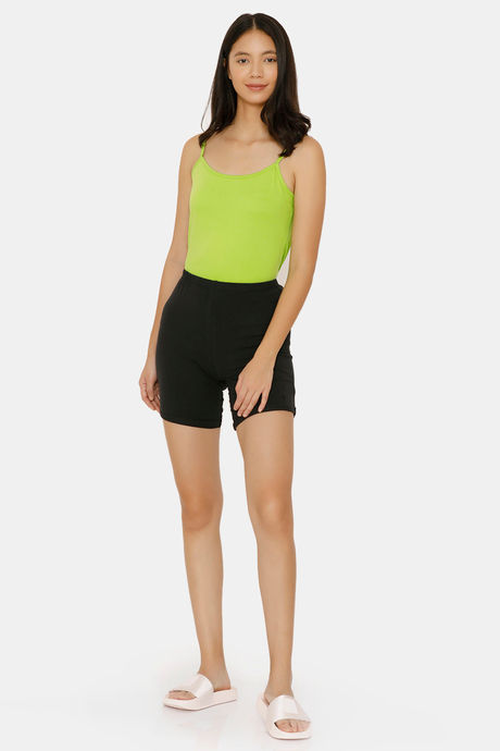 Zalza Teens Organic Cotton Skin Fit Super Soft Outdoor Shorts - Black — image 4