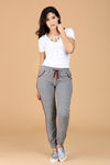 Zivame Grindle Terry Jogger pants- Grey — thumbnail 2