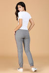 Zivame Grindle Terry Jogger pants- Grey — thumbnail 3