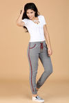 Zivame Grindle Terry Jogger pants- Grey — thumbnail 5