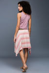 Zivame Pastel Stripes skirt- Pink N Multicolour — thumbnail 4