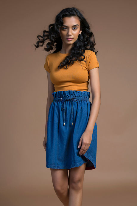 Zivame Soft Denim Skirt- Indigo — image 2