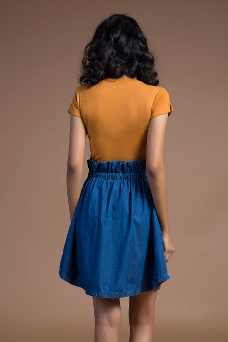 Zivame Soft Denim Skirt- Indigo — image 4