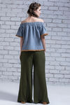 Zivame On the Go Palazzo Pants- Olive — thumbnail 3