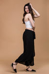 Zivame Wrap Around Pants- Black  — thumbnail 2