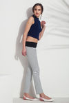 Zivame Striped Travel Leggings- Cream — thumbnail 2