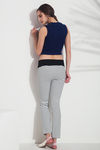 Zivame Striped Travel Leggings- Cream — thumbnail 3