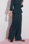 Zivame Floral Print Flared Swing Pant -Green  — thumbnail 2