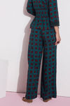 Zivame Floral Print Flared Swing Pant -Green  — thumbnail 3