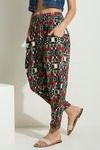 Zivame Abstract Print Tapered Pants- Green — thumbnail 3