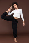 Zivame Wraffle Crop Top- Off White  — thumbnail 4