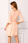 Zivame Ever Rose Knee Length Dress- Nude — thumbnail 3
