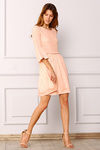 Zivame Ever Rose Knee Length Dress- Nude — thumbnail 5