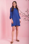 Zivame Feel Good Button Up Shift Dress- Blue — thumbnail 4