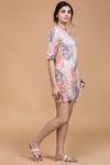 Zivame Paisley Print Mid Hue Dress- Orange  — thumbnail 2