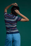 Zivame HepCat Multi stripe Knit Wear- Navy — thumbnail 2