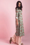 Zivame Ever Rose Full Sleeved Shrug- Green — thumbnail 3