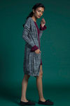 Zivame Knitted Long Shrug-Black Monochrome — thumbnail 2