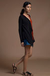 Zivame Knitted Hip Length Shrug-Black  — thumbnail 3