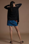 Zivame Knitted Hip Length Shrug-Black  — thumbnail 4