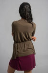 Zivame Knit Shrug- Olive — thumbnail 3