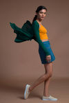 Zivame Fish Cut Knit Shrug- Bottle Green — thumbnail 3