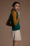Zivame Knitted Sweater Top- Lucite Green — thumbnail 3